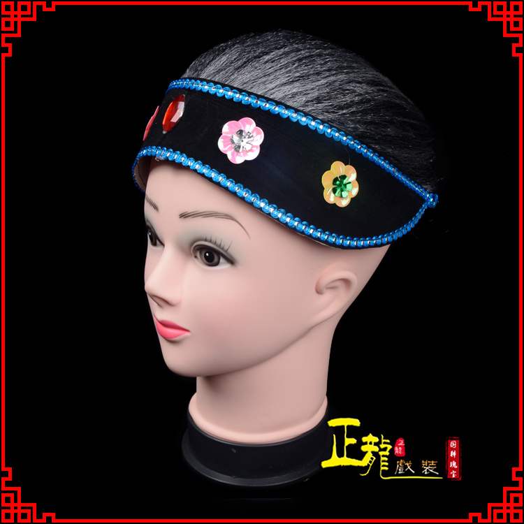 彭阳老旦媒婆穷老太婆假发套 老旦头套