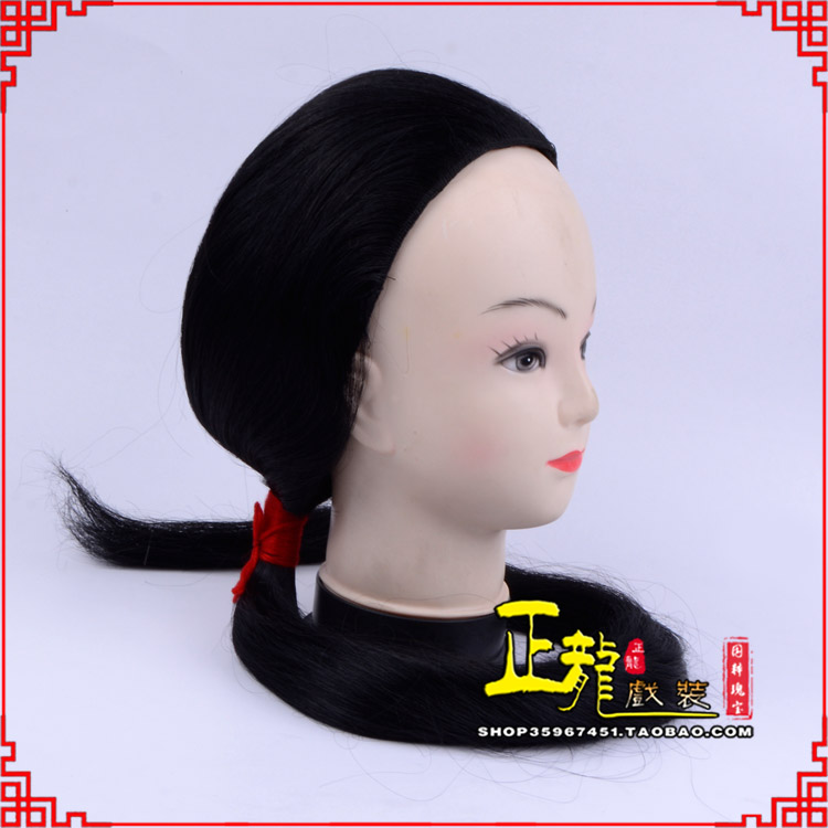 彭阳古装影视演出头套花旦假发 真发古装发