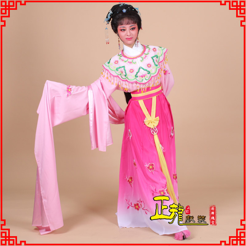 彭阳水袖青衣练功花旦服 梅花古装衣