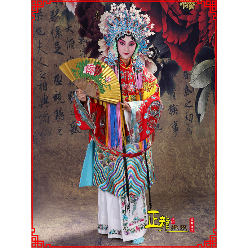 彭阳凤袍杨贵妃贵妃醉酒 软绉团凤女蟒