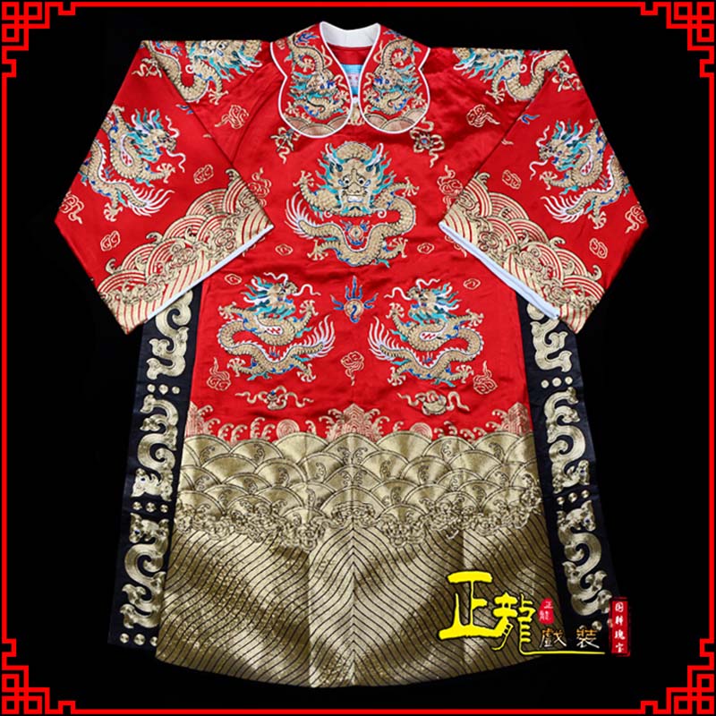 彭阳皇帝蟒袍全金八宝团龙蟒